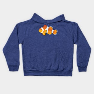 Clownfish illustration Kids Hoodie